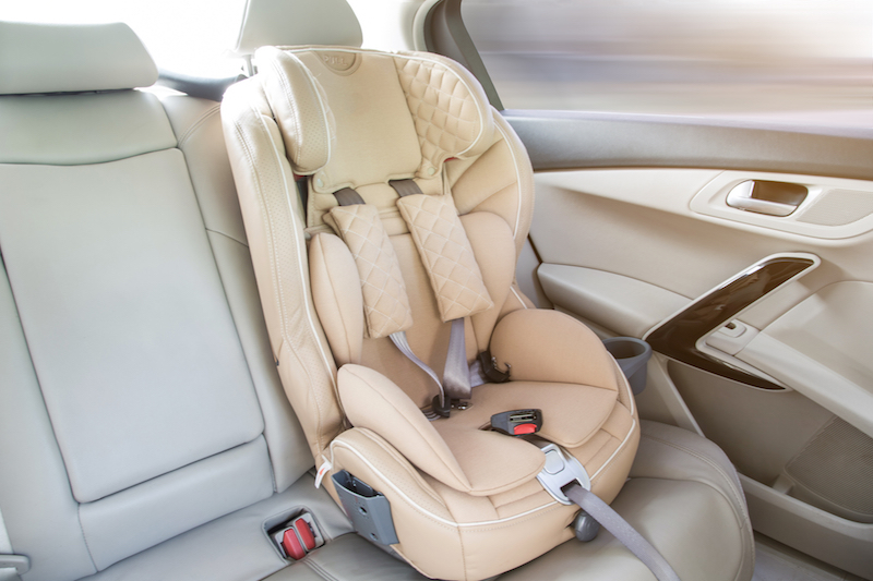 Baby car seat placement sale